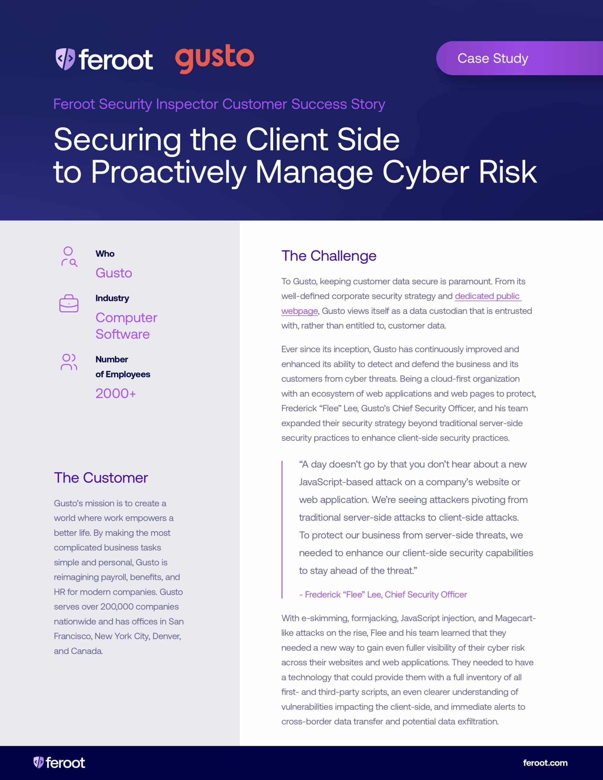 Securing the Digital Experience Layer to Proactively Manage Cyber Risk