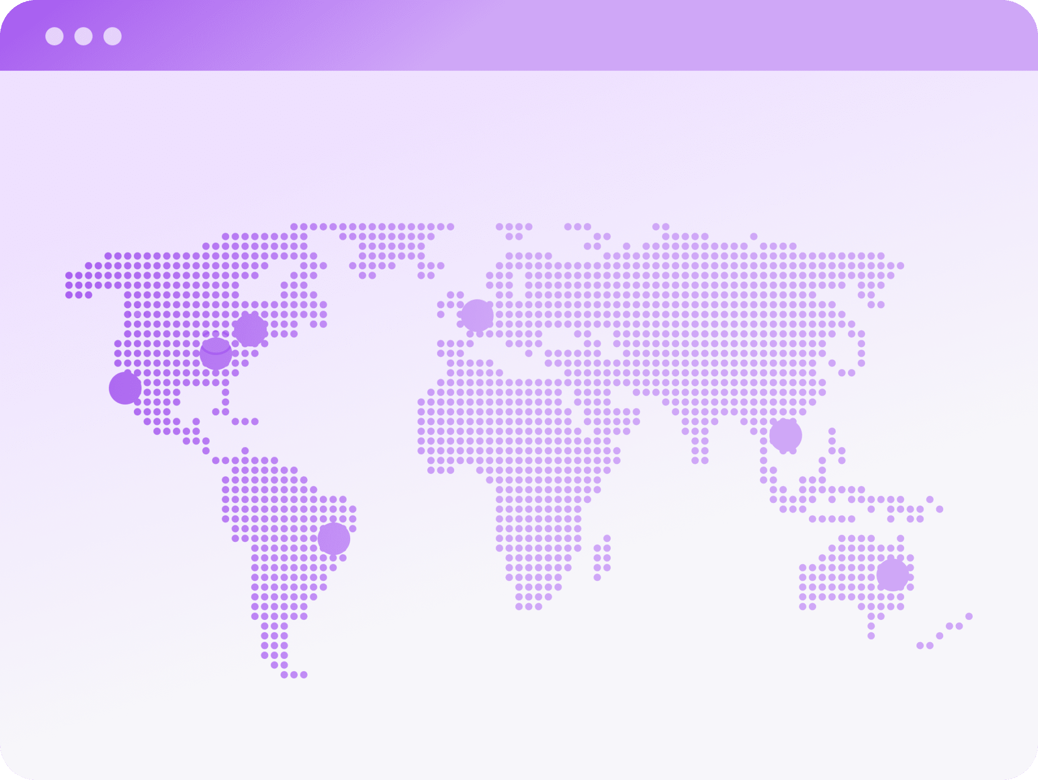 A map of the world
