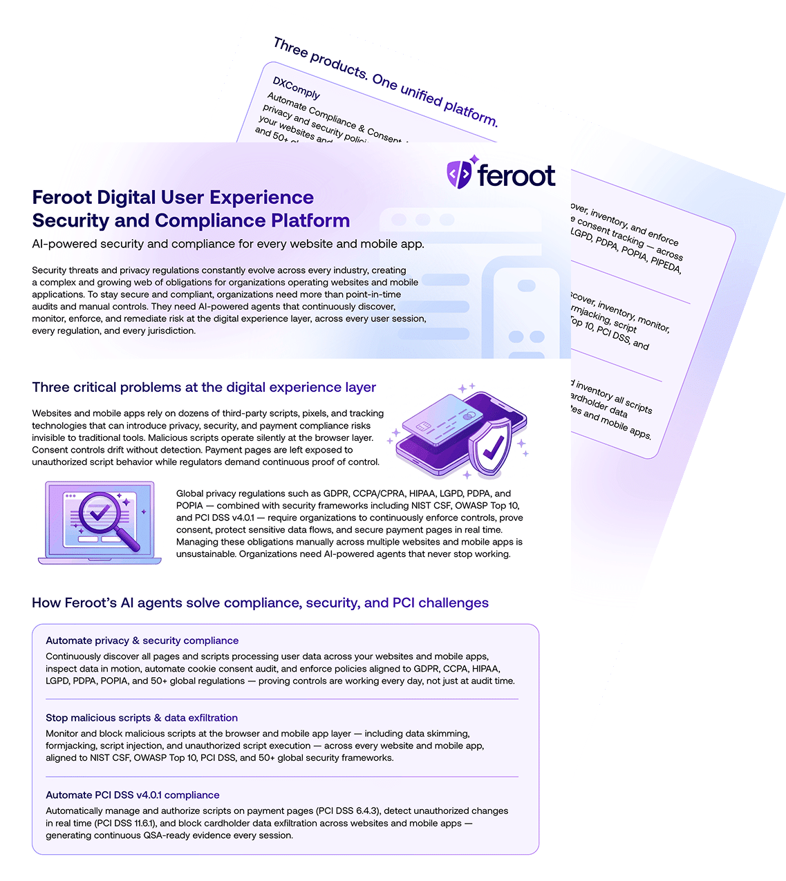 Feroot Platform Overview Infosheet